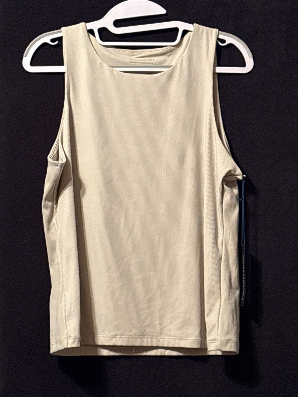 Tahari Cream Scoop Neck Sleeveless Tank Top new